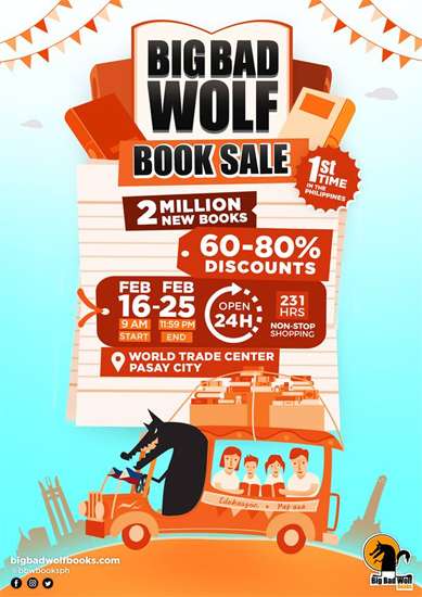 Big Bad Wolf Book Fair: February 16 to 25