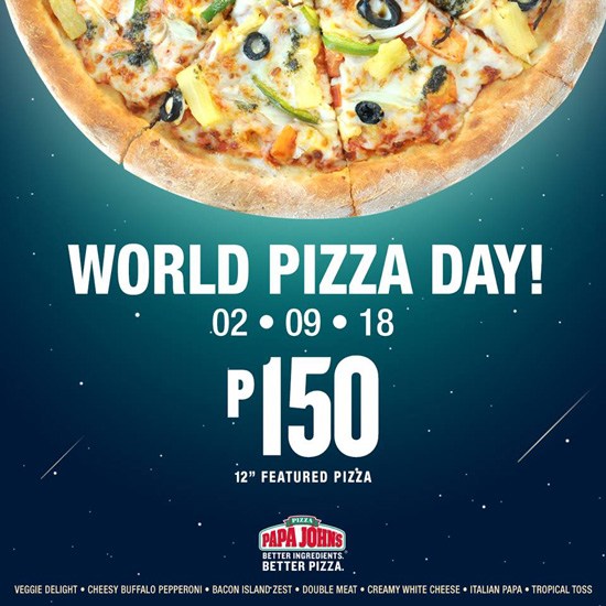 Pizza Promos to Celebrate World Pizza Day