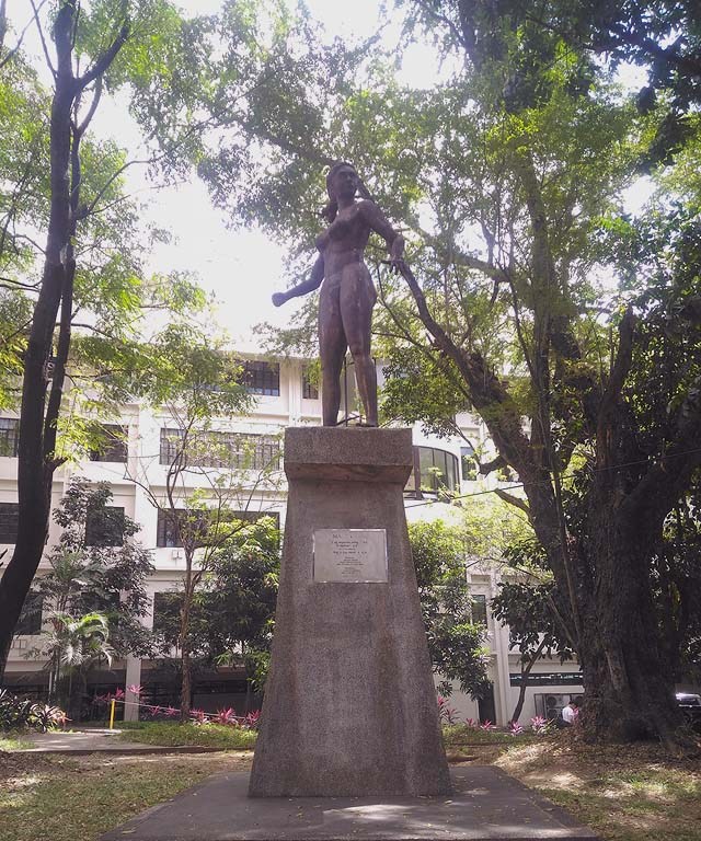 Sculptures By National Artist Napoleon Abueva In Up Diliman