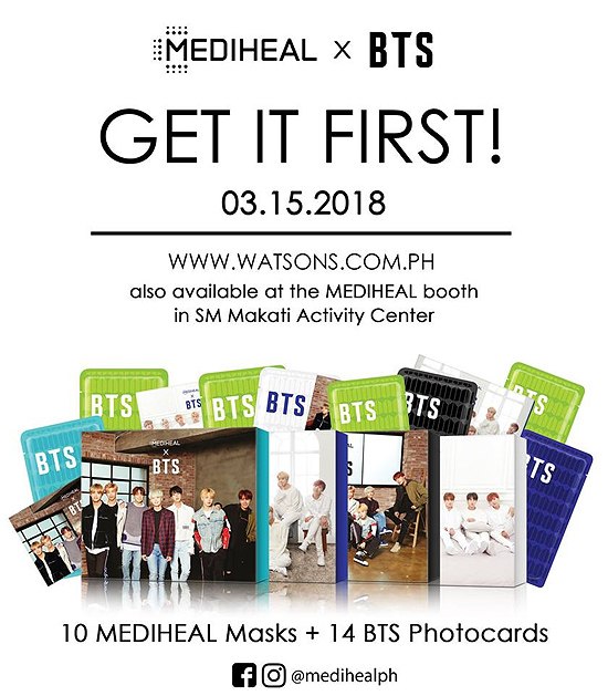 bts mediheal mask