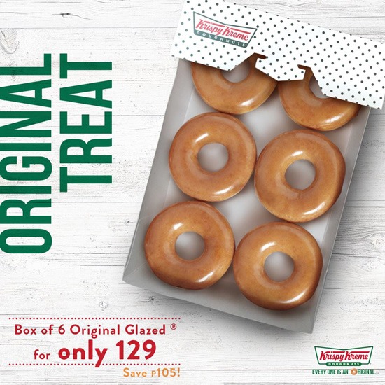 Get Half Dozen Krispy Kreme Doughnuts For Only P129 From April 23 To May 1