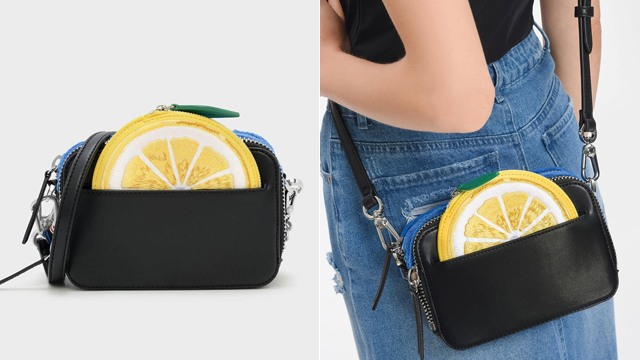 Charles and keith lemon bag sale