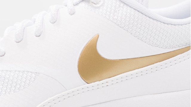 Nike thea shop white and gold