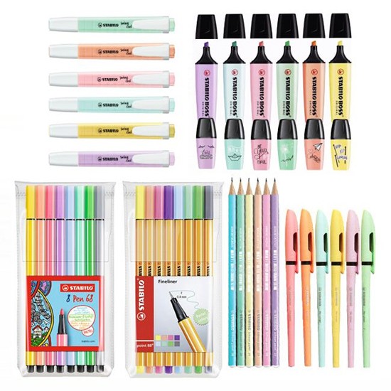 STABILO Pastel Collection: BOSS, Point 88 e Pen 68