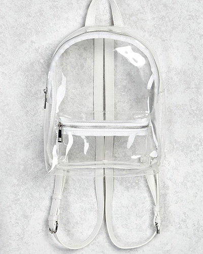 forever 21 transparent backpack