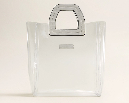 see through bag zara