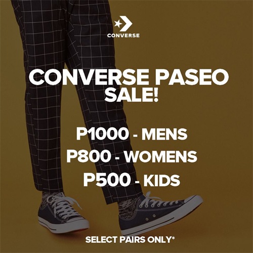 Converse Sneaker Sale at Paseo, Laguna