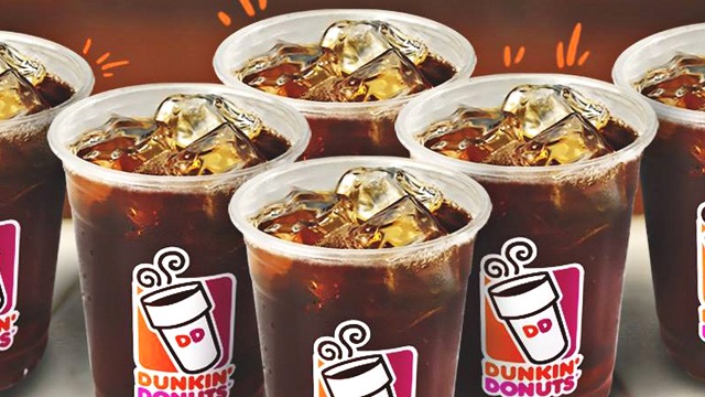 dunkin donuts brew cold drink promo eat