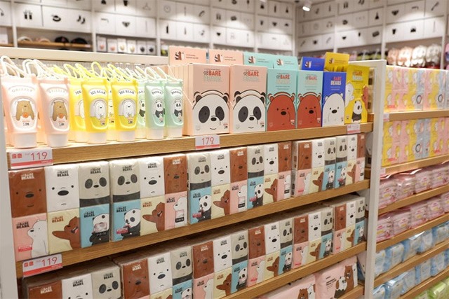 Miniso We Bare Bears SM  Aura Grand Opening SPOT ph