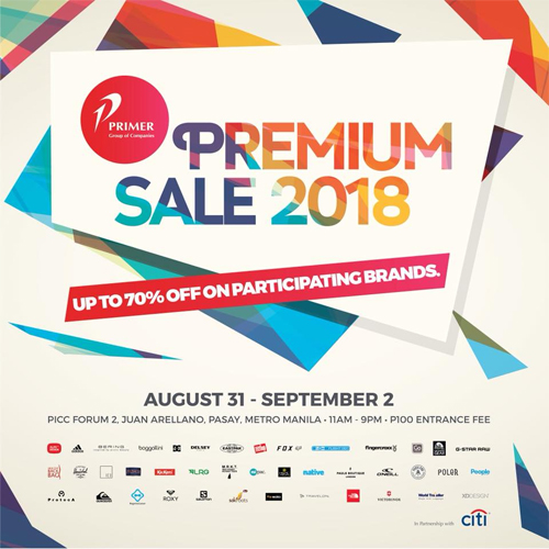 Primer Group of Companies Premium Sale 2018