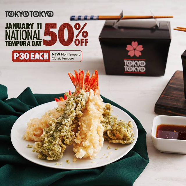 Tokyo Tokyo Celebrates National Tempura Day With Discount