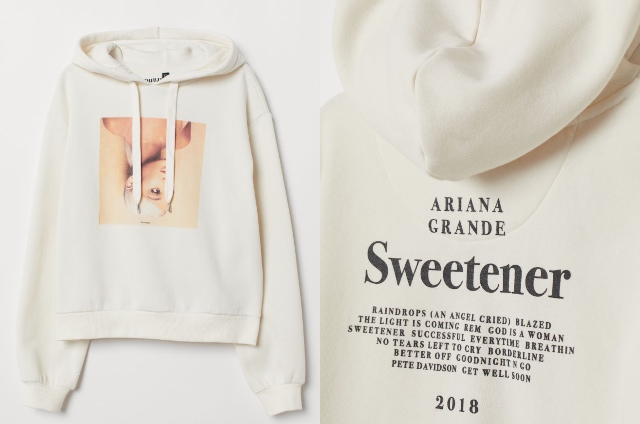 ariana grande merch sweetener sweatshirt
