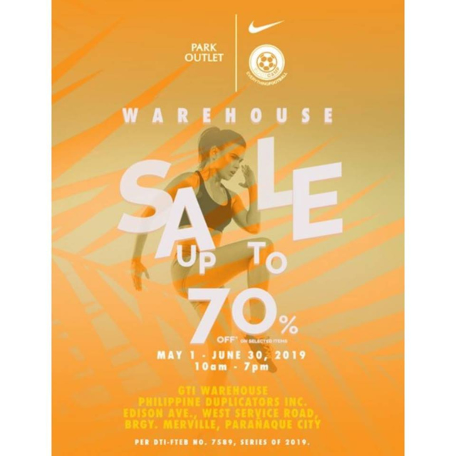 Nike Park Outlet Warehouse Sale Up to 70%