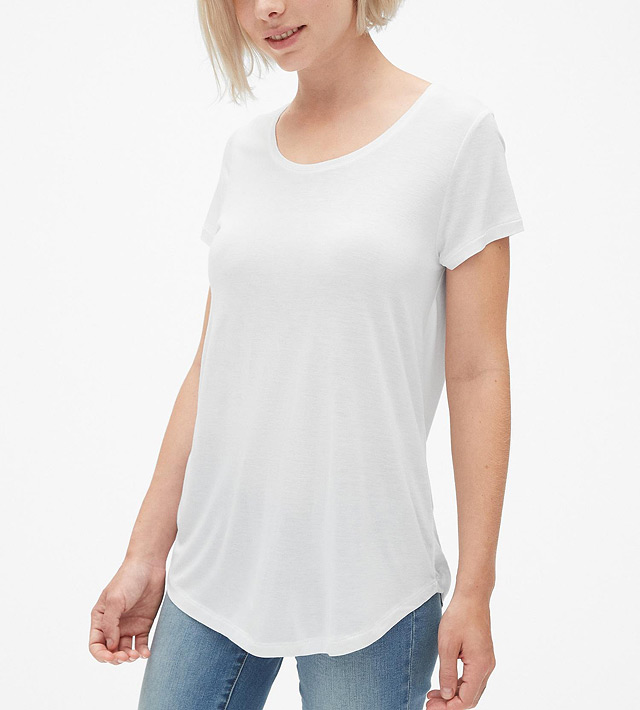 plain white t shirt womens