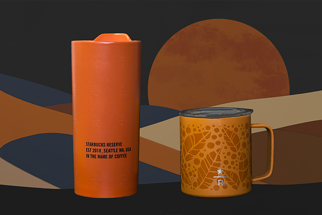 Sunset Orange Tumbler by Starbucks