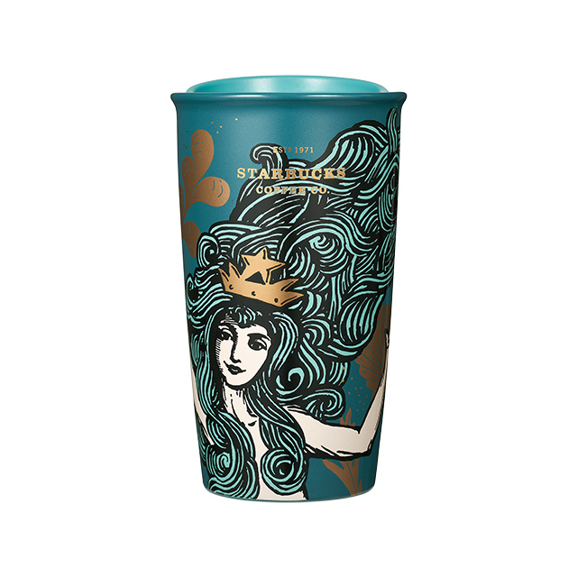 2019 Starbucks SIREN MERMAID double top wall 12 oz PHILIPPINES Asia Rare