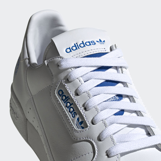 Adidas New Continental Shoe With "Bluebird" Accents