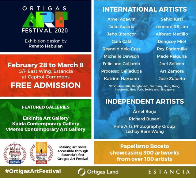 Ortigas Art Festival 2020 Opens in Pasig City