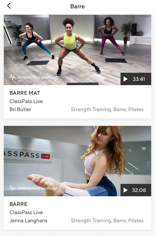 Classpass Just Released 2000 Free Fitness Tutorials On Their App 