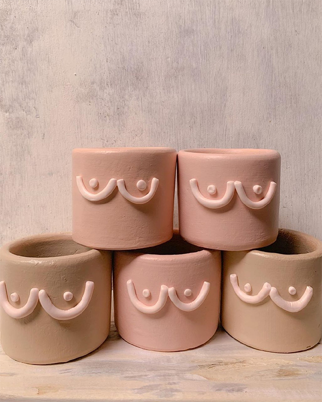Boobie Planters from Frost