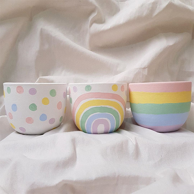 Hand-Painted Pots from Pepper's Picks