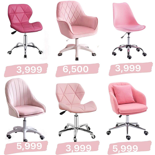 Pink Office Chairs In 1600314196 