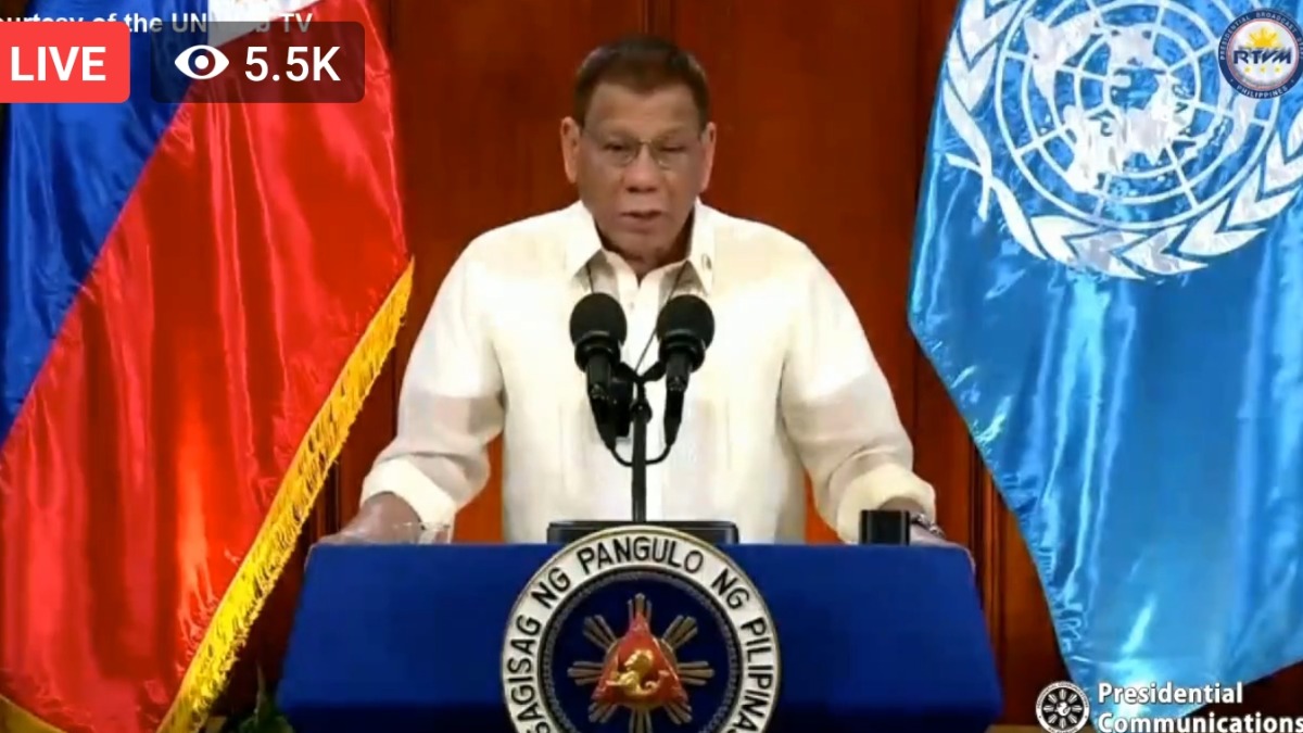 Duterte UN Speech: Poor Nations Must Get Vaccine Access