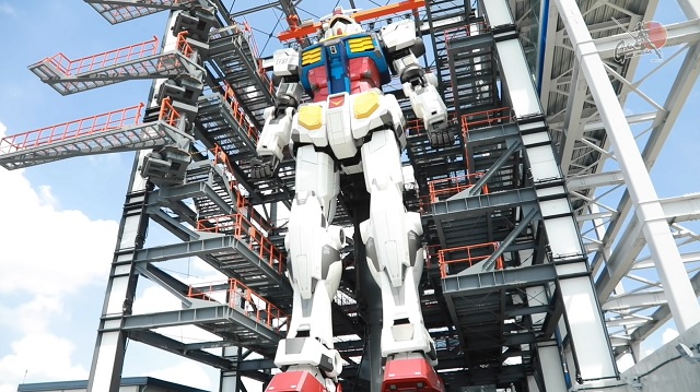 Video: Yokohama Gundam Factory Tests Giant Moving Gundam