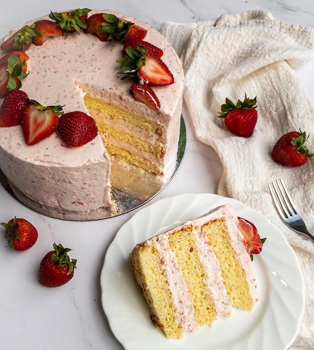 Where to Order the Best Strawberry Cakes in Manila