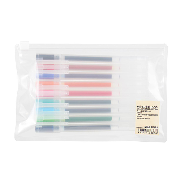 MUJI Gel Pens Now Available in Complete Set