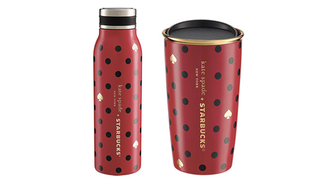 Starbucks Kate Spade tumbler collection