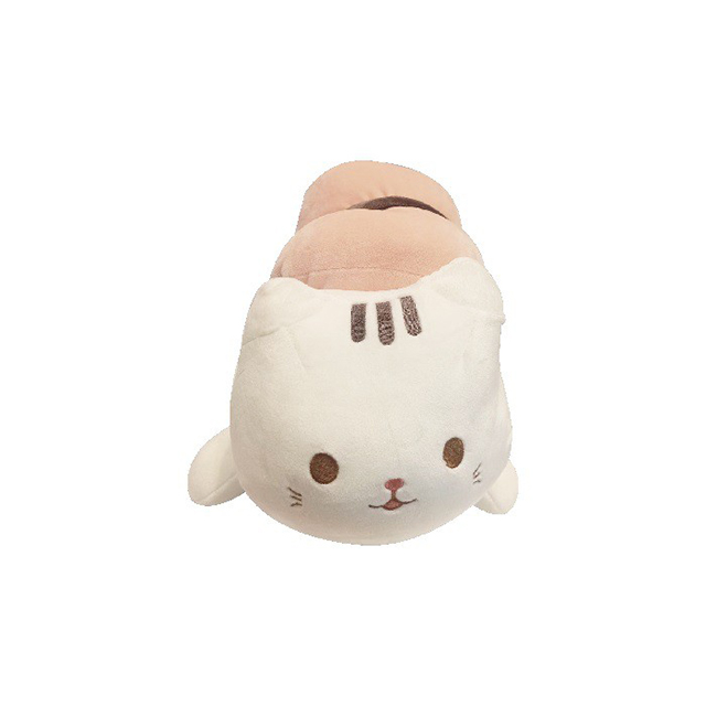 Sushi Cat Plush Toy in color Salmon from Miniso