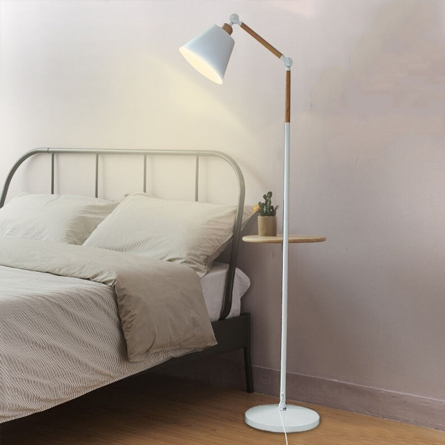 Floor Lamp in Simple White from T Mall Genie