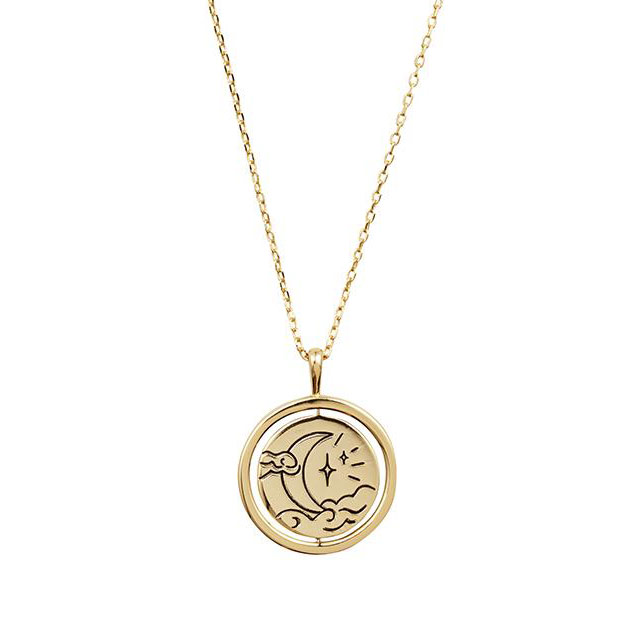 Chasing Clouds Gold Necklace (P2,355.52) from Wanderlust + Co