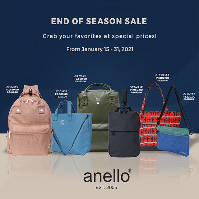 Anello Bags Exclusive Sale January 2021: As Low as P870