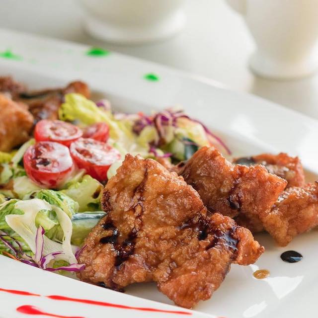Lung Hin's Deep Fried Spareribs with Olive and Honey Sauce