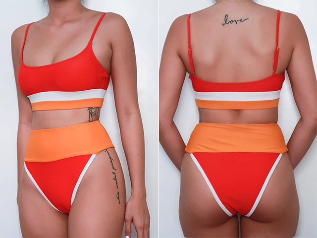 Jenny Top (P999) and Bottom (P999) from Savvy Swim