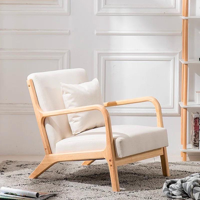 wooden home decor: Sabi Sofa Chair from IPW Furniture & Fixtures