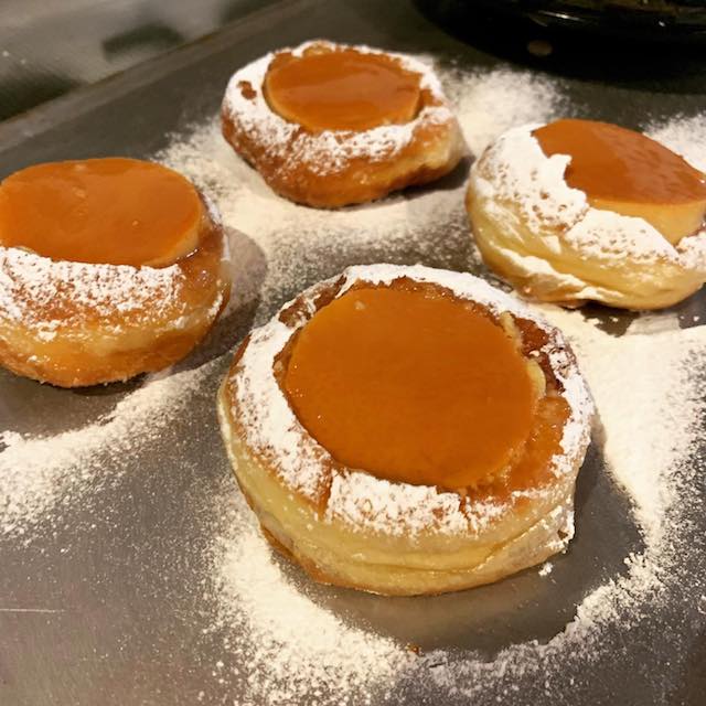 leche flan donuts