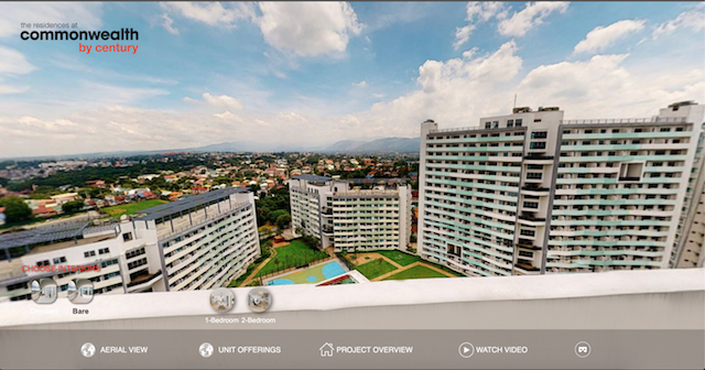 Virtual checking of view at The Residences at Commonwealth by Century