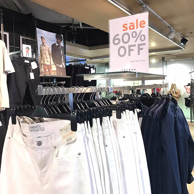 Topshop Exclusive Sale Weeks Before Closing in the PH