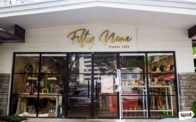 Fifty Nine Flower Cafe in Urdaneta Village, Makati
