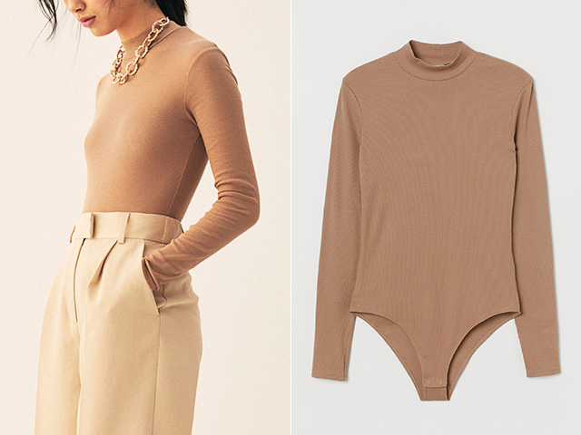 Ribbed Bodysuit from H&M
