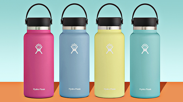 Hydro Flask in four spring colors