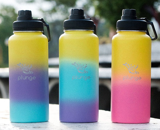 Plunge insulated tumbler