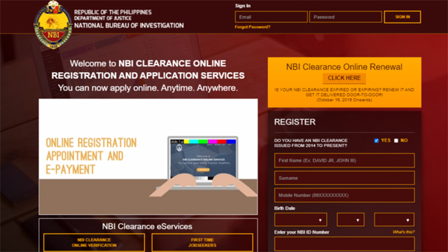 nbi clearance