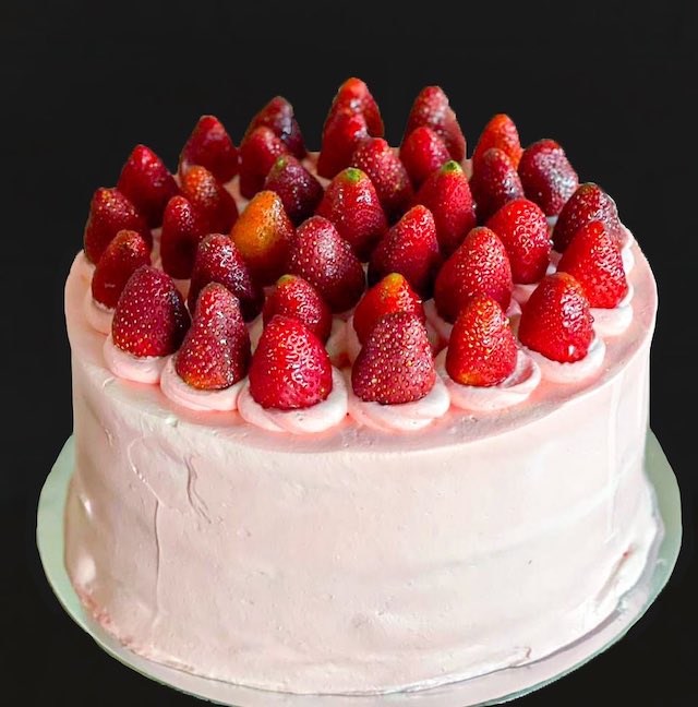 Strawberry Cream Cake by Wildflour