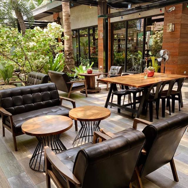 outdoor cafes
