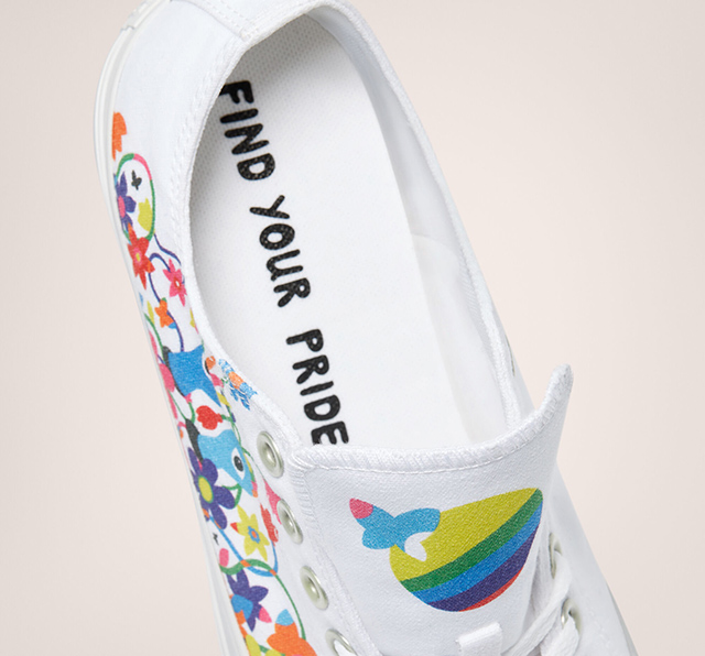 Converse Pride Collection: rainbow sole
