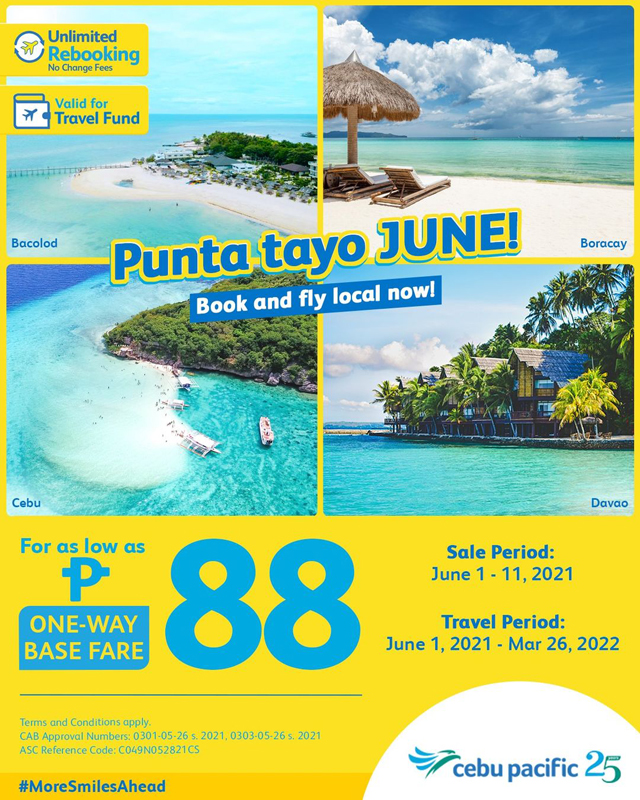 Cebu Pacific Holds Special Seat Sale as Leisure Travel Returns Alam